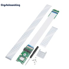 Mini Pci-e X MSATA Kabel Extender Fleksibel Kabel dengan SIM 8Pin Kartu Slot-Internasional