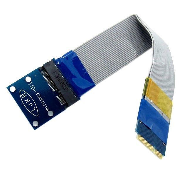 MINI PCIE 52Pin Notebook Jaringan Kartu Fleksibel Ribbon Extender ADAPTER-Intl