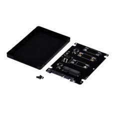 Pcie Mini SSD MSATA untuk 2.5 Inci SATA3 Adaptor Kartu dengan Case BK-Intl