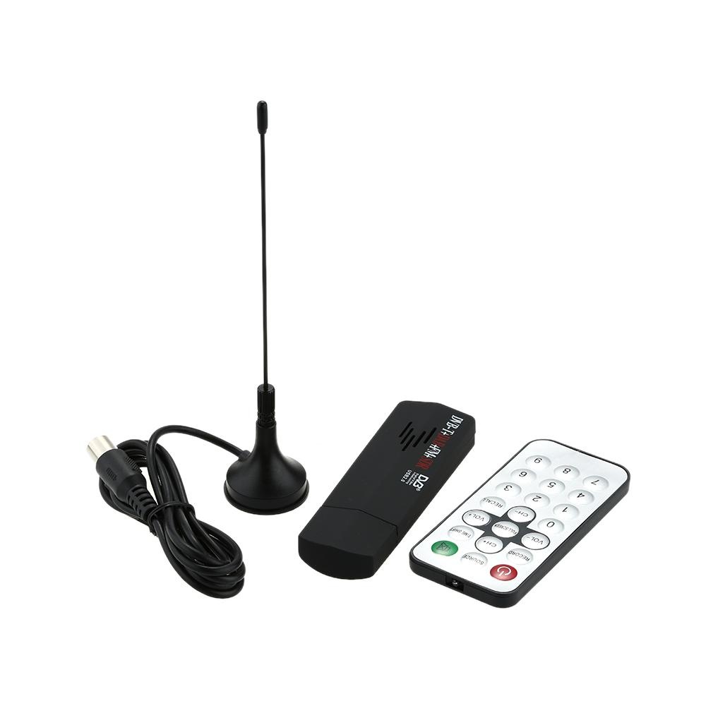 Mini Portable Digital USB 2.0 TV Stick DVB-T + DAB + FM + SDR RTL2832U + R820T Dukungan SDR Tuner Receiver-Intl