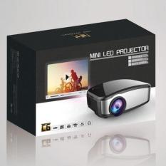 Mini proyektor - cherlux c-6 portable projektor home theater projector murah bagus keluaran terbaru dengan TV tuner kecerahan 1200 lumens resolusi 800 x 480 Cheerlux c6 - Black