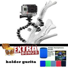 Mini Tripod Flexible Tripod Gorilla Pod Octopus + Holder U Free Holder gurita
