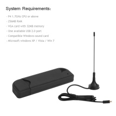 Mini USB2.0 TV Receiver ISDB-T Digital TV Stick Tuner Video Perekam untuk Laptop PC-Intl