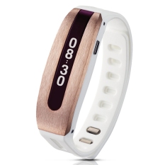 Mobil mini Pergi Li Fe Perawatan Bluetooth 4.0 Smart Gelang dengan Tidur Monitor Kedokteran Waktu Pengingat Rose Emas dan Putih (Warna: Rose Emas dan Putih)-Intl