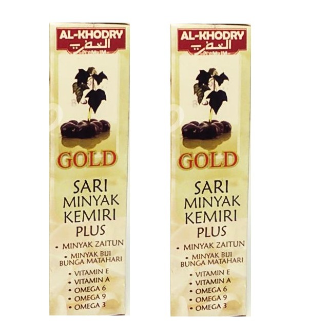 Minyak Kemiri Sari Plus Al Khodry Gold - 2 Botol