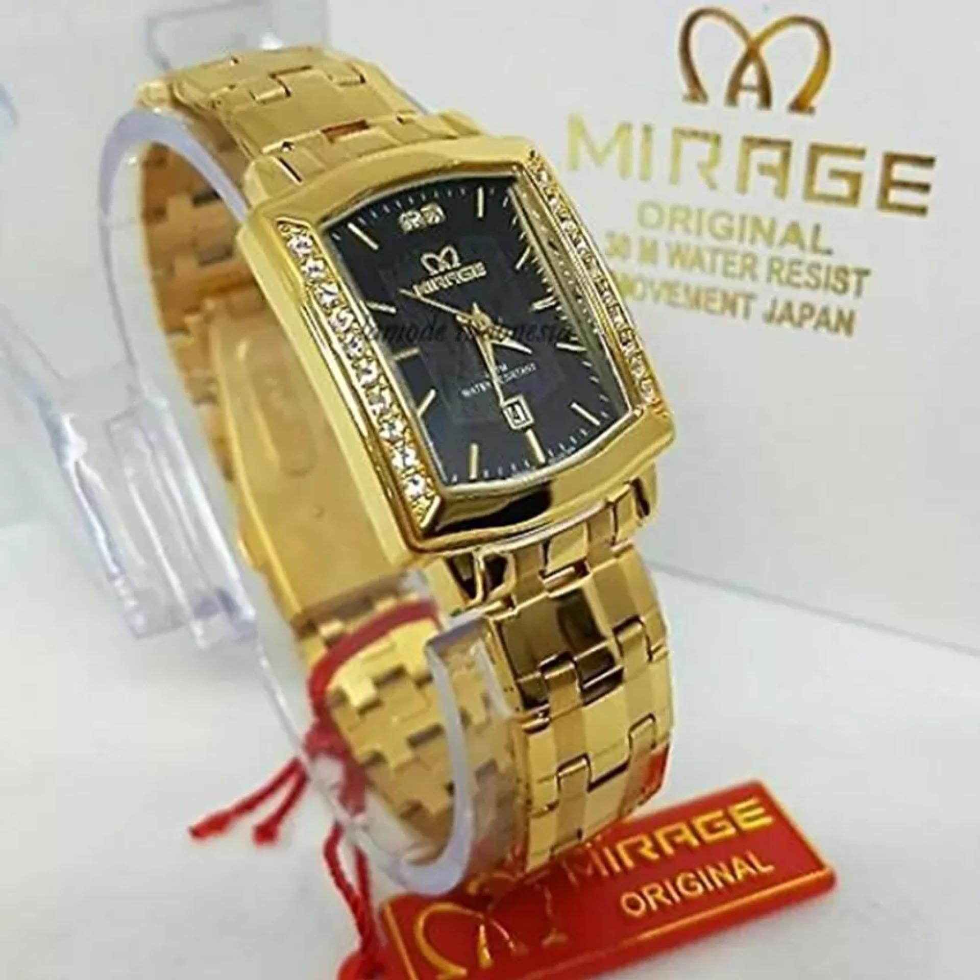 Mirage Jam Tangan Wanita - Silver - Stainless - MGR 6210
