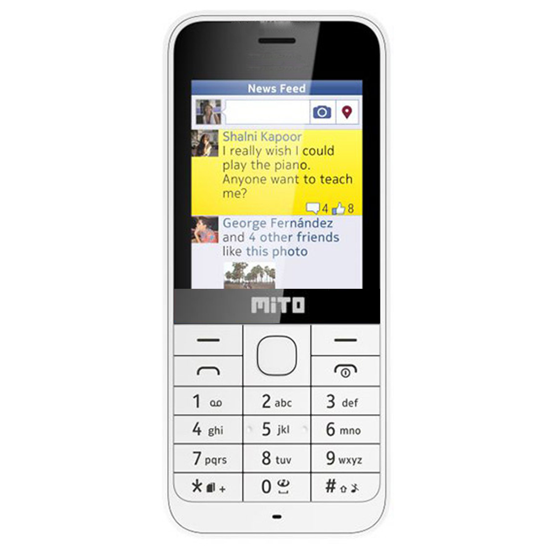 Mito 122 - Dual SIM - Kamera - Putih