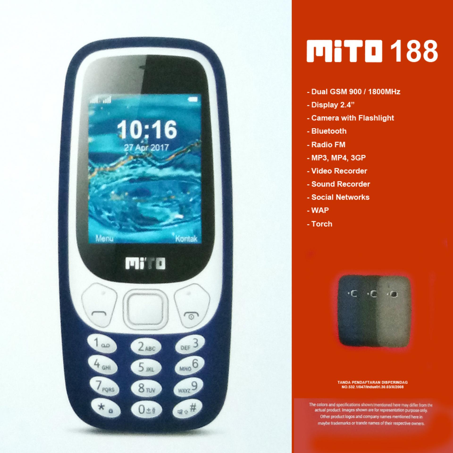 Mito 188 Candybar - Dual SIM