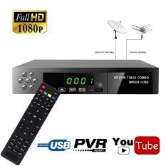 MITPS 2Pcs Full HD DVB Terrestrial Satellite Receiver Combo Decoder USB Wifi Set Top Box