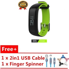 MITPS P1 Smartband Tekanan Darah Monitor Smart Band Pedometer Aktivitas Tracker Pulse Monitor Gelang Kebugaran Gelang untuk Ponsel-Intl