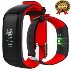 MITPS P1 Smartband Tekanan Darah Monitor Smart Band Pedometer Aktivitas Tracker Pulse Monitor Gelang Kebugaran Gelang untuk Ponsel-Intl