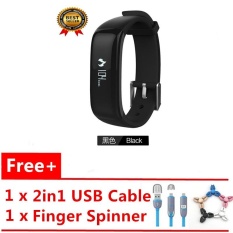 MITPS P1 Smartband Tekanan Darah Monitor Smart Band Pedometer Aktivitas Tracker Pulse Monitor Gelang Kebugaran Gelang untuk Ponsel-Intl