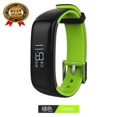 MITPS P1 Smartband Tekanan Darah Monitor Smart Band Pedometer Aktivitas Tracker Pulse Monitor Gelang Kebugaran Gelang untuk Ponsel-Intl