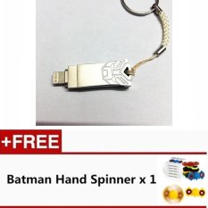 Mitps Flash Drive USB 32 GB Logam Flashdisk OTG untuk iPhone 7 IOS/Ipad/PC-Intl
