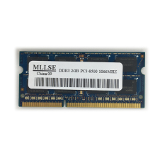 MLLSE Asli Merek Baru DDR3 2 GB 1066 MHz PC3-8500 untuk Laptop RAM Memori 204pin-Intl