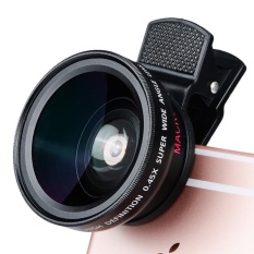 Ponsel Lensa Profesional Profesional 0.45 X Lensa Efek Ultra Wide Angle Makro Two-in-one 0.45 X Lebar -angle Lens