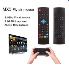 Mobiles Tablet Keyboard S Terlaris Fly mouse Udara 2.4G Mini PC Wireless QWERTY Keyboard 4 In 1 Multifungsi Inframerah Remote Learning Control untuk Android Smart TV Box G Box IPTV HTPC Windows IOS Mac Linux PS3 Xbox-Intl