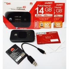 MODEM MIFI Huawei E5577 4G LTE Bundling Kartu Simpati 14GB - Unlock