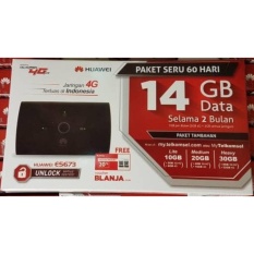 MODEM MIFI HUAWEI E5673 UNLOCK 4G LTE FREE 14GB TELKOMSEL