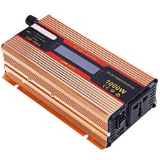 Modified Sine Wave Inverter 1000 W DC12V untuk AC220V Power Inverter LED Display-Intl