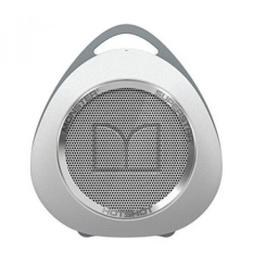 Monster SuperStar Hotshot Portable Bluetooth Speaker, Putih/Krom-Internasional