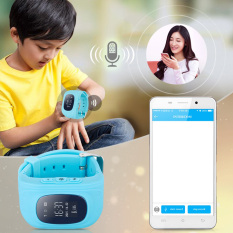 Moonar Fashion Multifunctional GPS GSM GPRS Locator Tracker
Anti-Lost Remote Monitor Smart Watch for Kids Children (Blue) -
intl