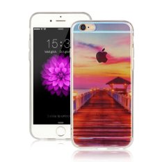 Bulan Case Case untuk Apple iPhone 6/6 S Pola Landscape Pelindung TPU Lunak Case Warna-8-Intl