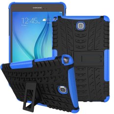 Mooncase Case For Samsung Galaxy Tab A 8.0 Detachable 2 in 1 Hybrid Armor Design Shockproof Tough Rugged Dual-Layer Case Cover with Built-in Kickstand Blue