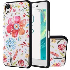Moon Case Case untuk Sony Xperia Xa 3d Lukisan Timbul Series Anti-slip Soft TPU Gel Pelindung Case Cover Bunga Musim Semi-Intl