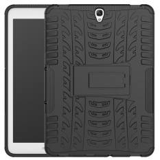 Mooncase Hybrid Armor Detachable 2 in 1 Silicone Ruggedized Shockproof Tough Dual-Layer Case Cover with Kickstand for Samsung Galaxy Tab S3 9.7