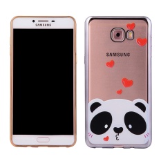 Bulan Case Samsung Galaxy J7 Prime Case, Ultra Ramping Lembut TPU Pola dengan Bumper Pelindung Case Warna-01-Intl