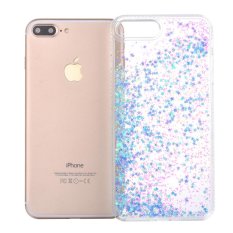 Moonmini Case untuk iPhone 7 Plus Case Diamond Lumpur Case PC Bening Keras Penutup Belakang TPU Sisi-Biru-Intl