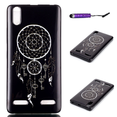 Moonmini Ponsel TPU Lembut Casing Belakang Sampul untuk Lenovo K3 A6000 (Hitam)
