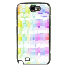 Mosaic Pola Cek Phone Case untuk Samsung Galaxy Note 2 Hitam (EKSPOR)