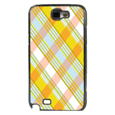 Mosaic Pola Cek Phone Case untuk Samsung Galaxy Note 2 Hitam (EKSPOR)
