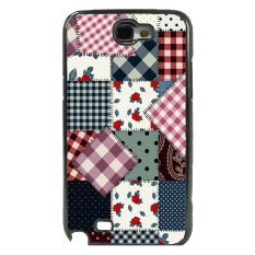 Mosaic Pola Cek Phone Case untuk Samsung Galaxy Note 2 Hitam (EKSPOR)