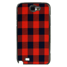 Mosaic Pola Cek Phone Case untuk Samsung Galaxy Note 2 Hitam (EKSPOR)
