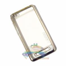 Motomo Chrome Xiaomi Redmi 4A Softcase Shining List Chrome Glamour / Tpu Jelly Case/ Ultrahin Ring Glossy / Sofshell / Jelly Silikon / Silicone Shinning Kilau / Case HP / Case Unik / Casing Xiaomi - Transparant List Silver