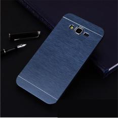Motomo Samsung Galaxy J7 J700F Hardcase Backcase Samsung Galaxy J7 J700F Casing Samsung Galaxy J7 J700F Metal Case Samsung Galaxy J7 J700F - Biru Tua