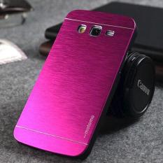 Motomo Hardcase Samsung Galaxy J7 Core Metal + Polycarbonatte Hard Back Case / Metal allumunium Case Samsung J7 Core / Hard Back Cover / Casing HP / Motomo Hardcase Samsung J7 Core - Pink