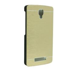Motomo Lenovo A1000 Hardcase Backcase Lenovo A1000 Casing Lenovo A1000 Metal Case Lenovo A1000 - Emas