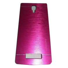 Motomo Lenovo A1000 Hardcase Backcase Metal Case - Pink