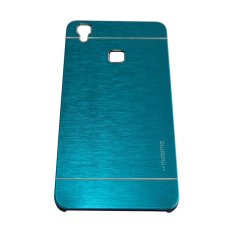 Motomo Metal Case For Vivo V3 BackCase - Biru Muda