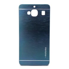 Motomo Samsung Galaxy Grand Max Hardcase Backcase Softcase Metal Case Biru Tua Donker