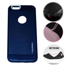 Motomo Softcase Apple iPhone 6 Plus Ukuran 5.5 Soft Back Case / Softshell / Silicone iphone 6 plus 5.5 / Jelly Case / Rubber Anti Slip iphone 6+ / Case iphone / Casing Hp - Navy / Biru Tua