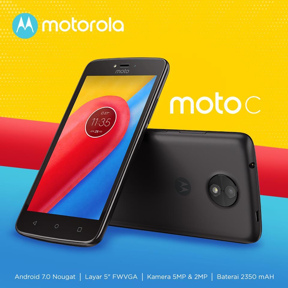 MOTOROLA Moto C - 4G LTE - RAM 1GB/16B - BLACK