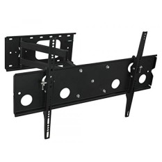 Mount-It! Articulating TV Wall Mount Low-Profile Full Motion Tilting Corner Bracket for 32 - 60 Inch Flat Screen, VESA up to 750x450, 175 lb Capacity (MI-326B) - intl