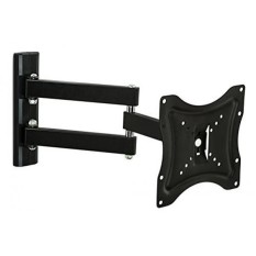 Mount-It! MI-2041L Swivel Full Motion Articulating Tilting TV Wall Mount, Computer Monitor Mount, Corner Bracket for 23 - 42 inch Screen LCD LED Plasma 4K Flat Panel Screen TV (VESA Standard up to 200x200mm), 66 lb Weight Capacity, Black - intl