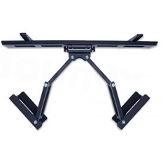 Mount-It! MI-484C Articulating Corner Mount for TV Premium Swivel Full Motion Wall Bracket for 37-63 inch Screen LCD OLED Plasma 4K Flat Panel Screens VESA up to 800x400, 132 lb Capacity, Black - intl