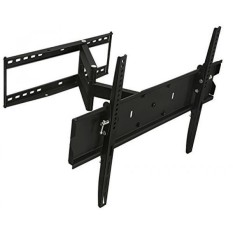 Mount-It! Swivel TV Wall Mount Full Motion for Flat Screens, 32 35 40 45 50 55 60 65 Inch LCD/LED/Plasma Screen TV, VESA 600x400mm, 110 Lb Weight Capacity, Black (MI-346L) - intl